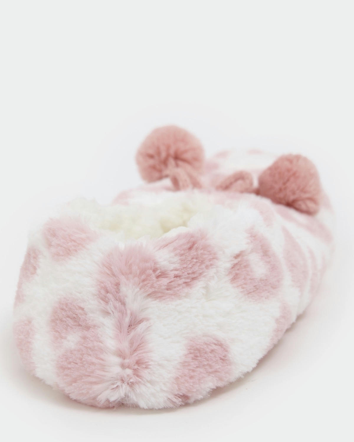 Fur Ballerina Slipper Sock