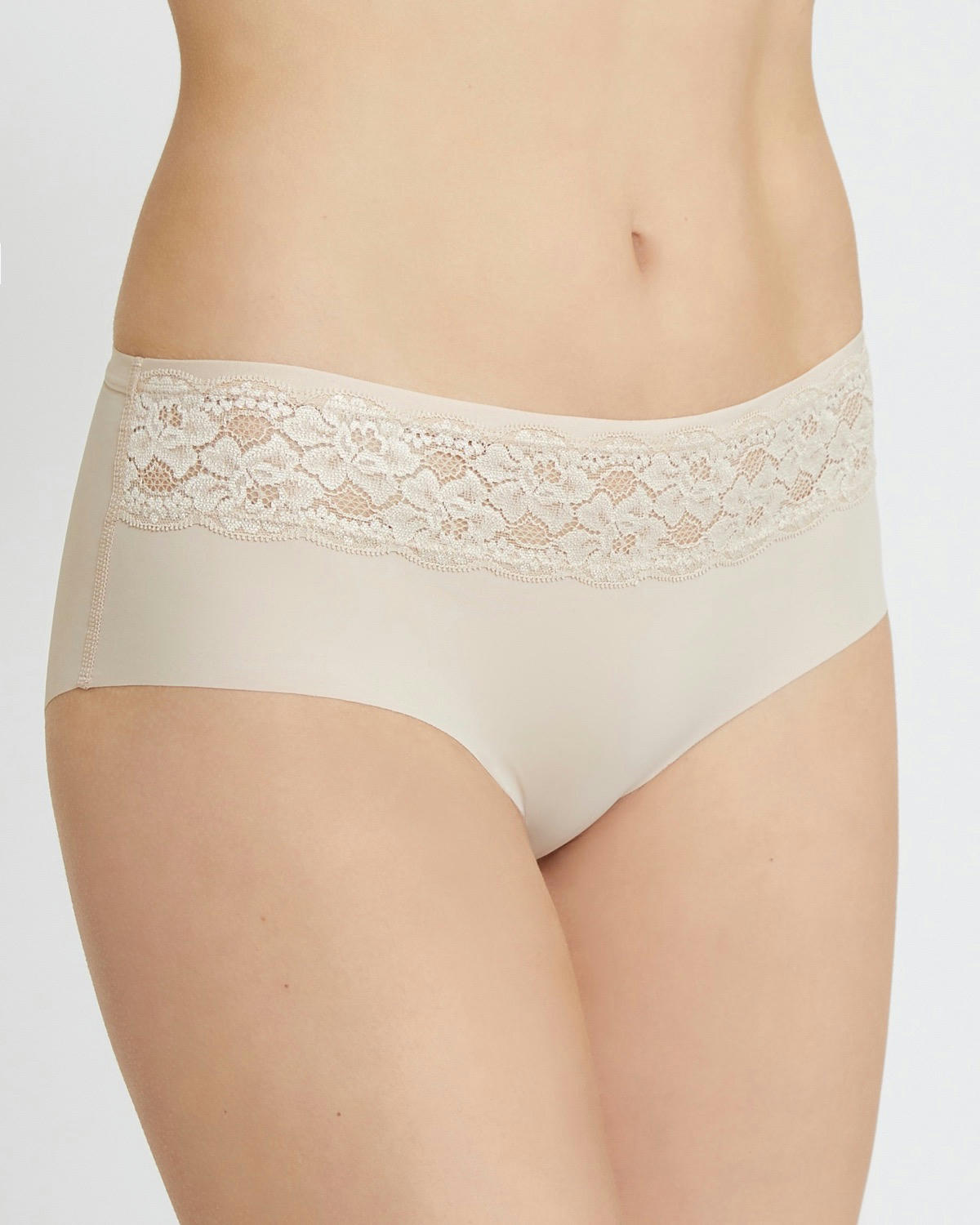 Lace Top No VPL Shorts