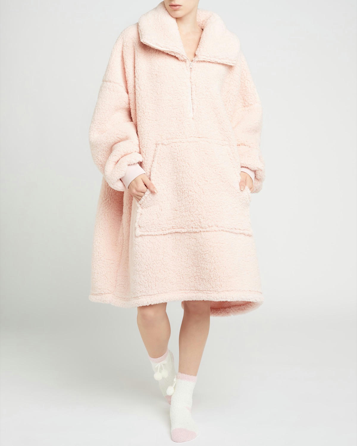 Shawl Collar Wearable Blanket