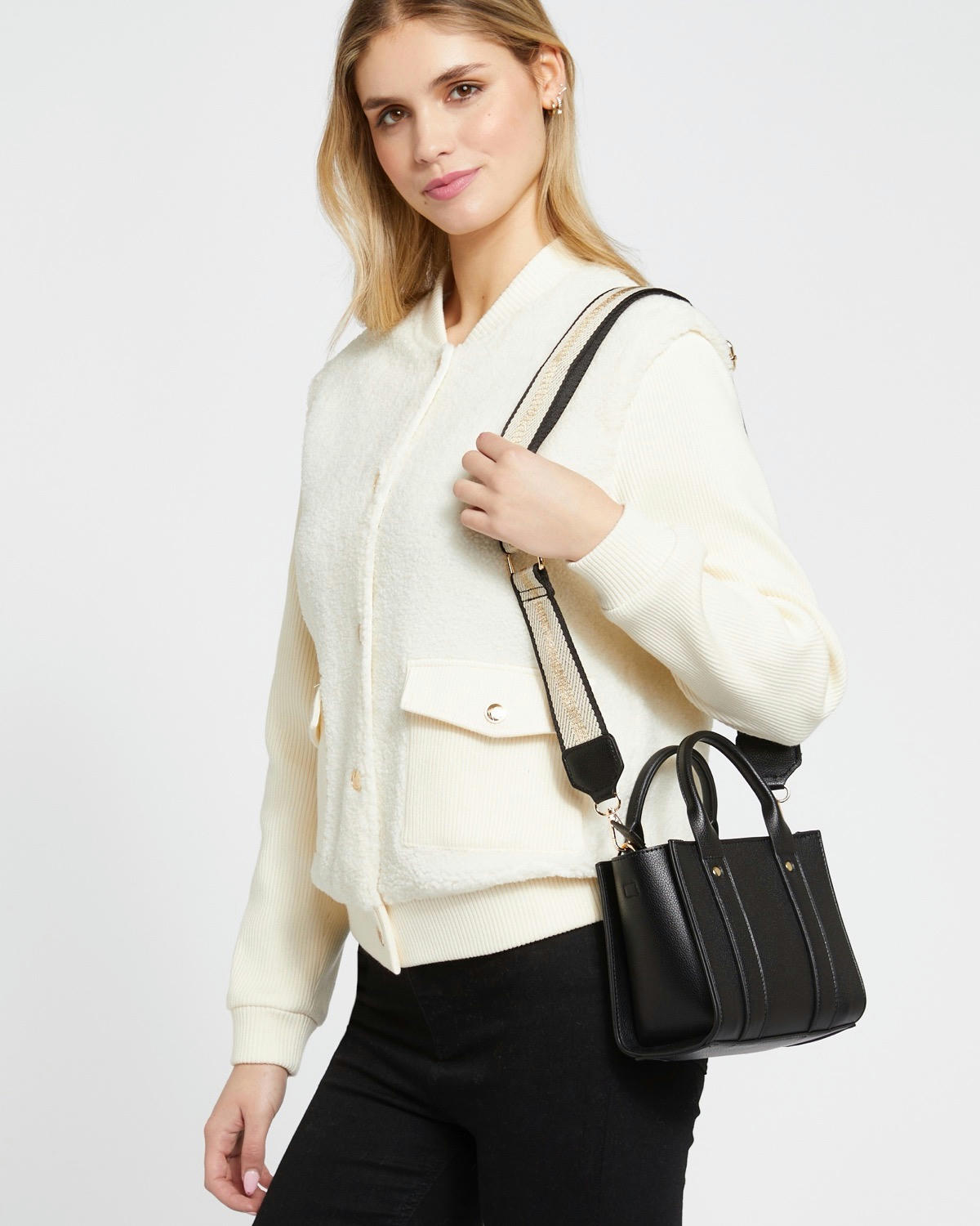 Savida Blake Faux Leather Crossbody Bag