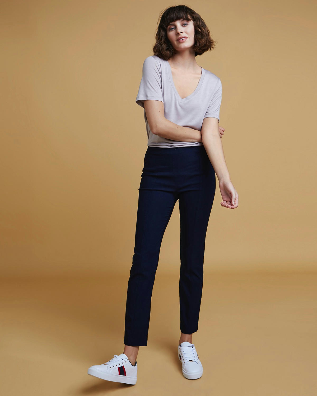 Gallery Elastic Back Trousers