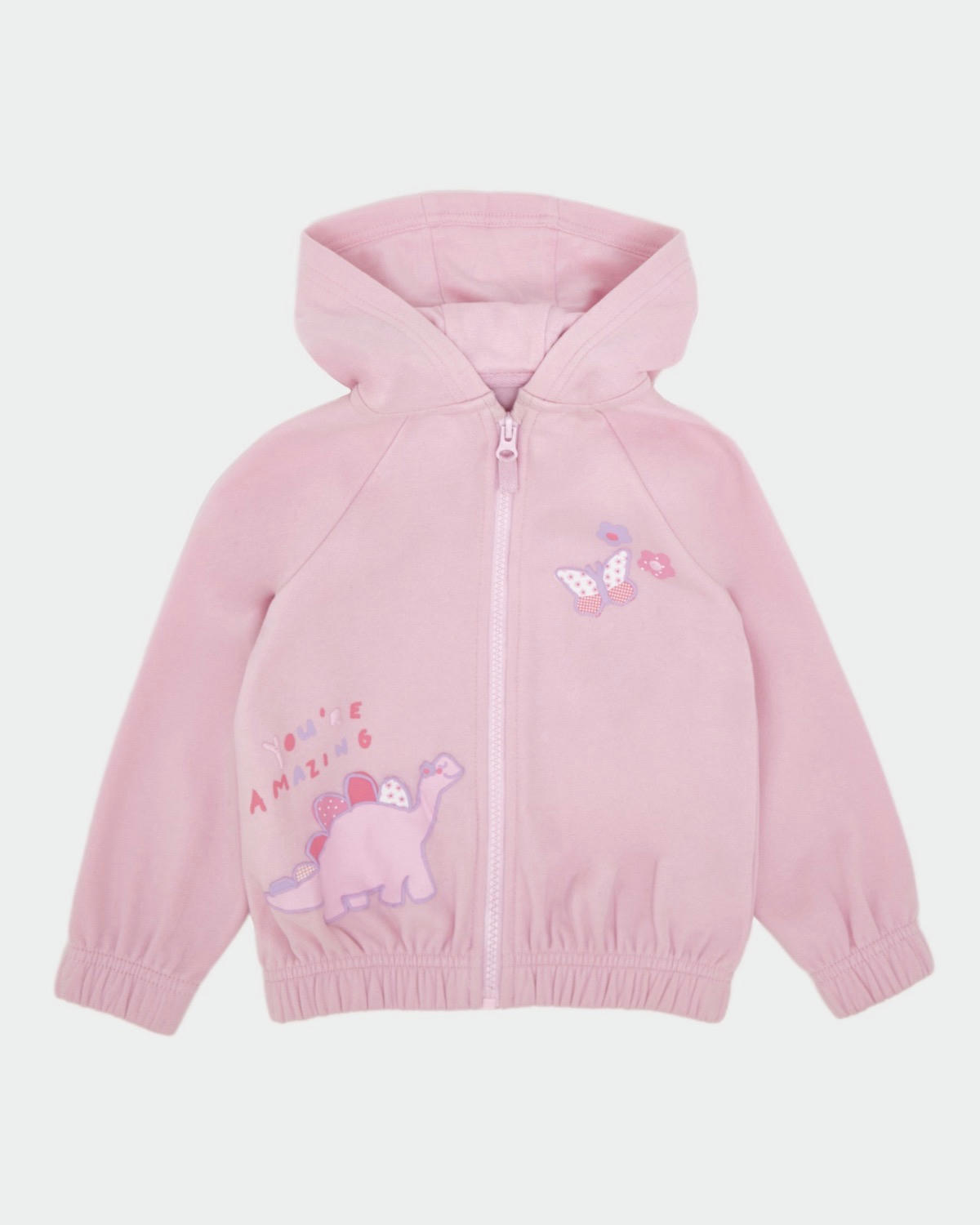 Zip-Through Hoodie With Elastic Hem (6 months-5 years)