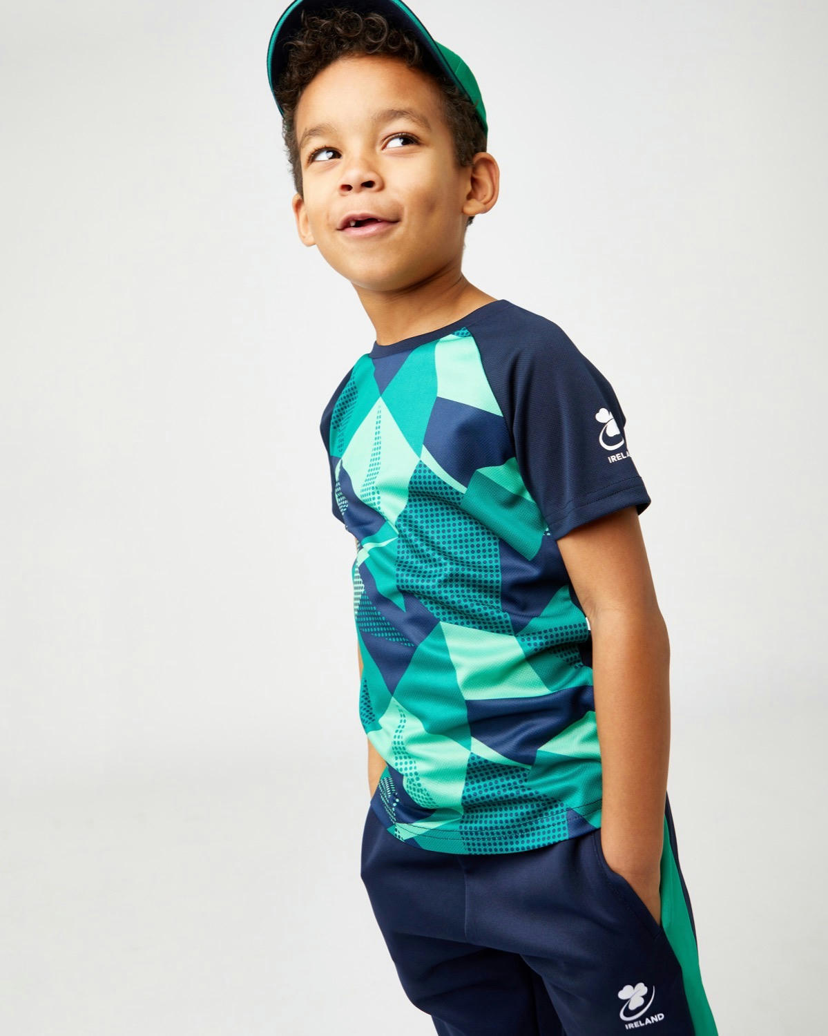 Ireland Rugby Diamond T-Shirt (4-14 Years)