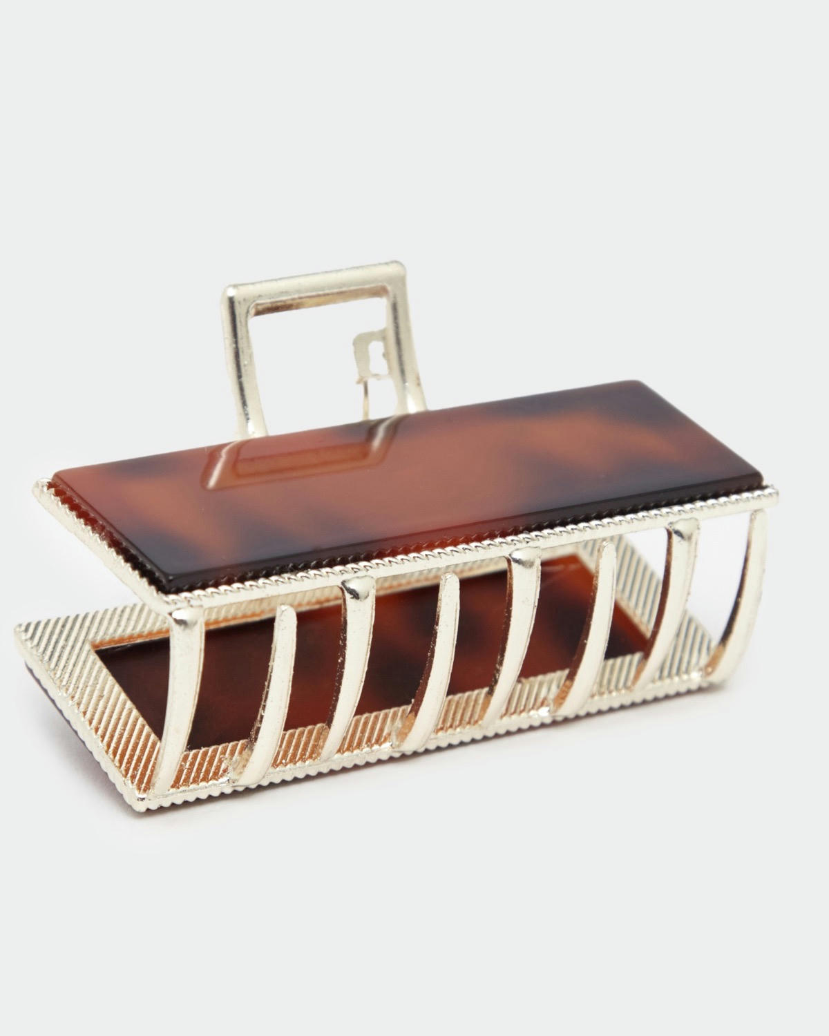 2Pk Gold Tort Claw Clip