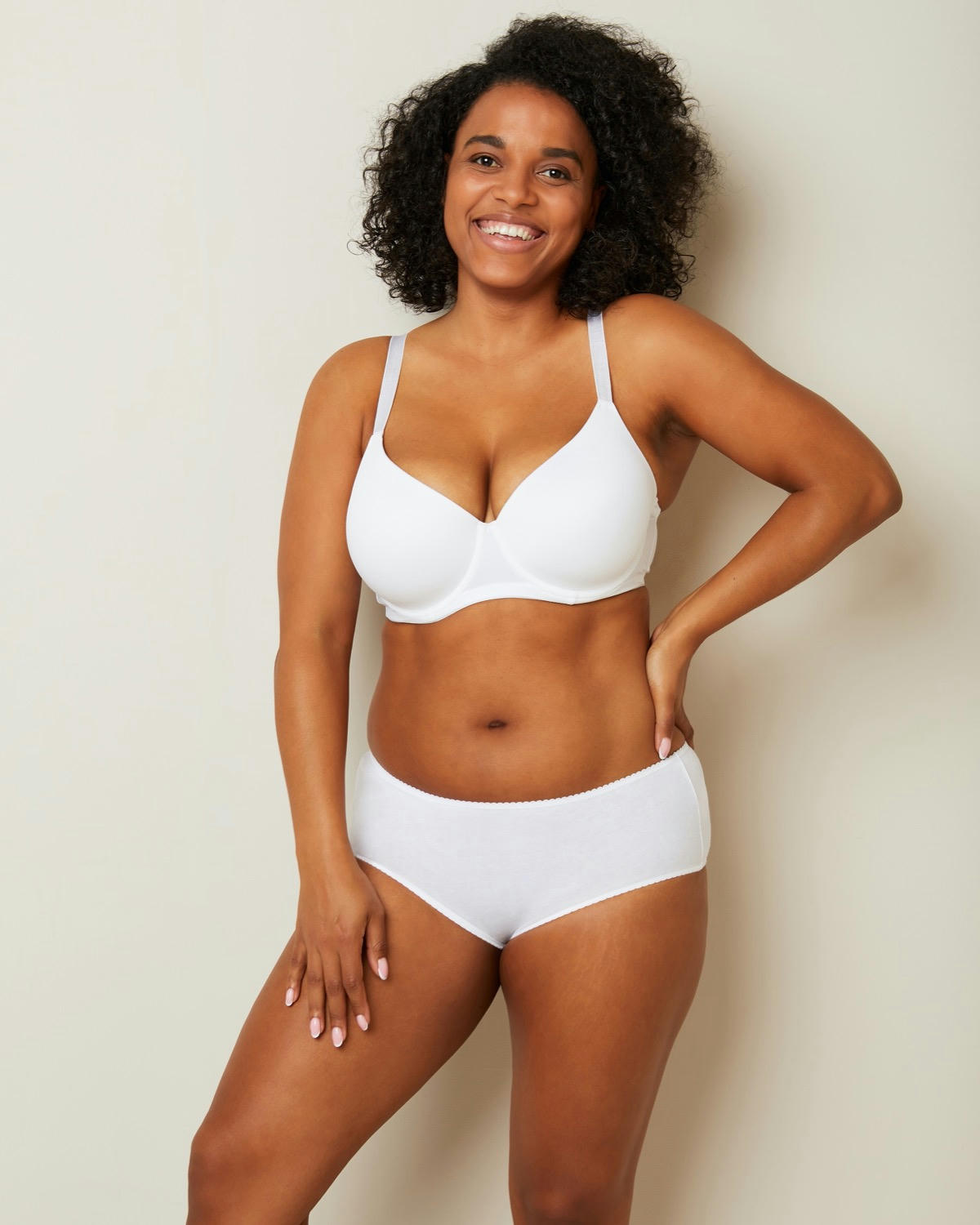 Plain Cotton Rich Midi Briefs - Pack of 5