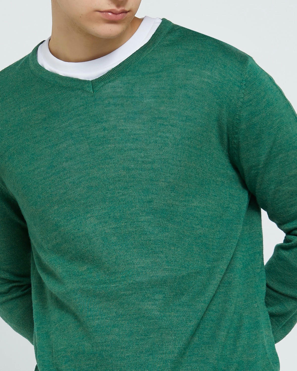 Merino Blend V-Neck Jumper