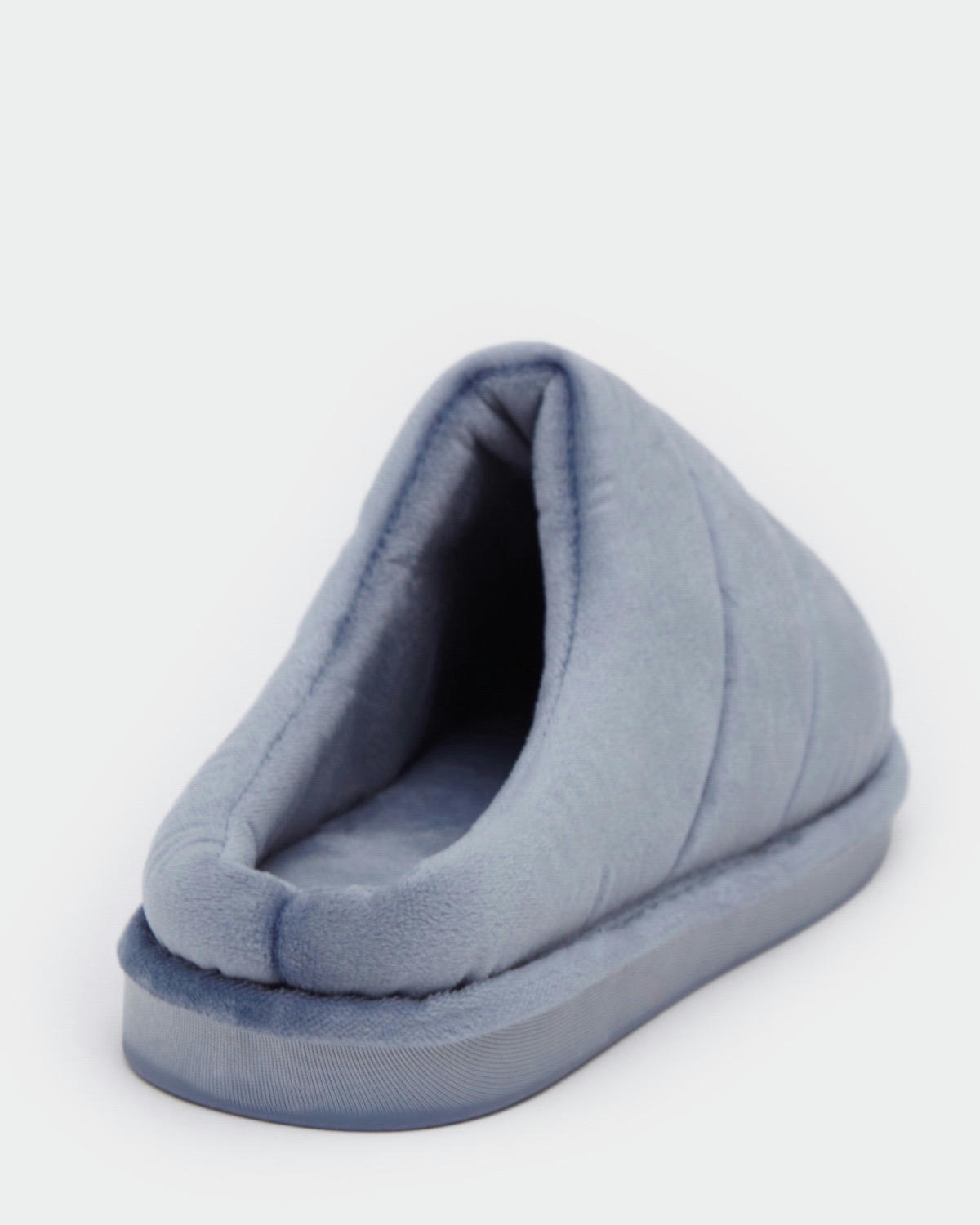 Velour Padded Mule Slipper