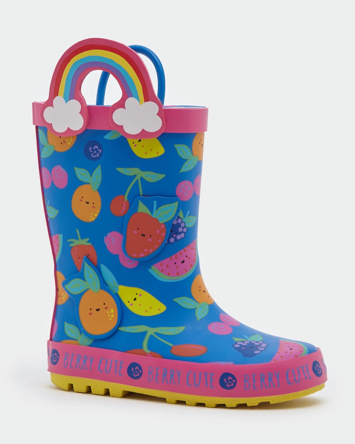 Girls 3D Wellie (Size 4 Infant - 2)