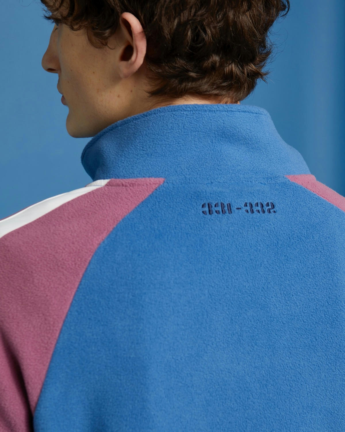 Paul Galvin Panel Micro Fleece Half-Zip Top