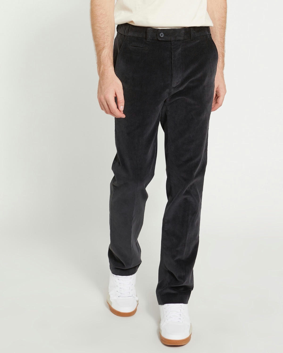 Regular Fit Stretch Corduroy Trousers