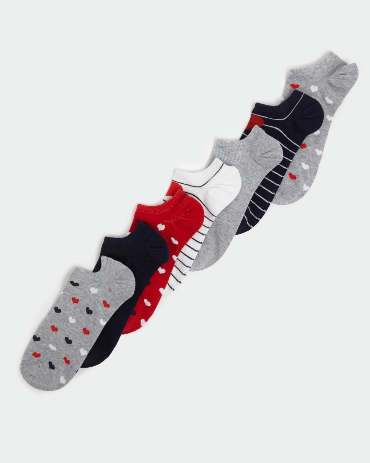 Low Rise Invisible Trainer Socks - Pack Of 7