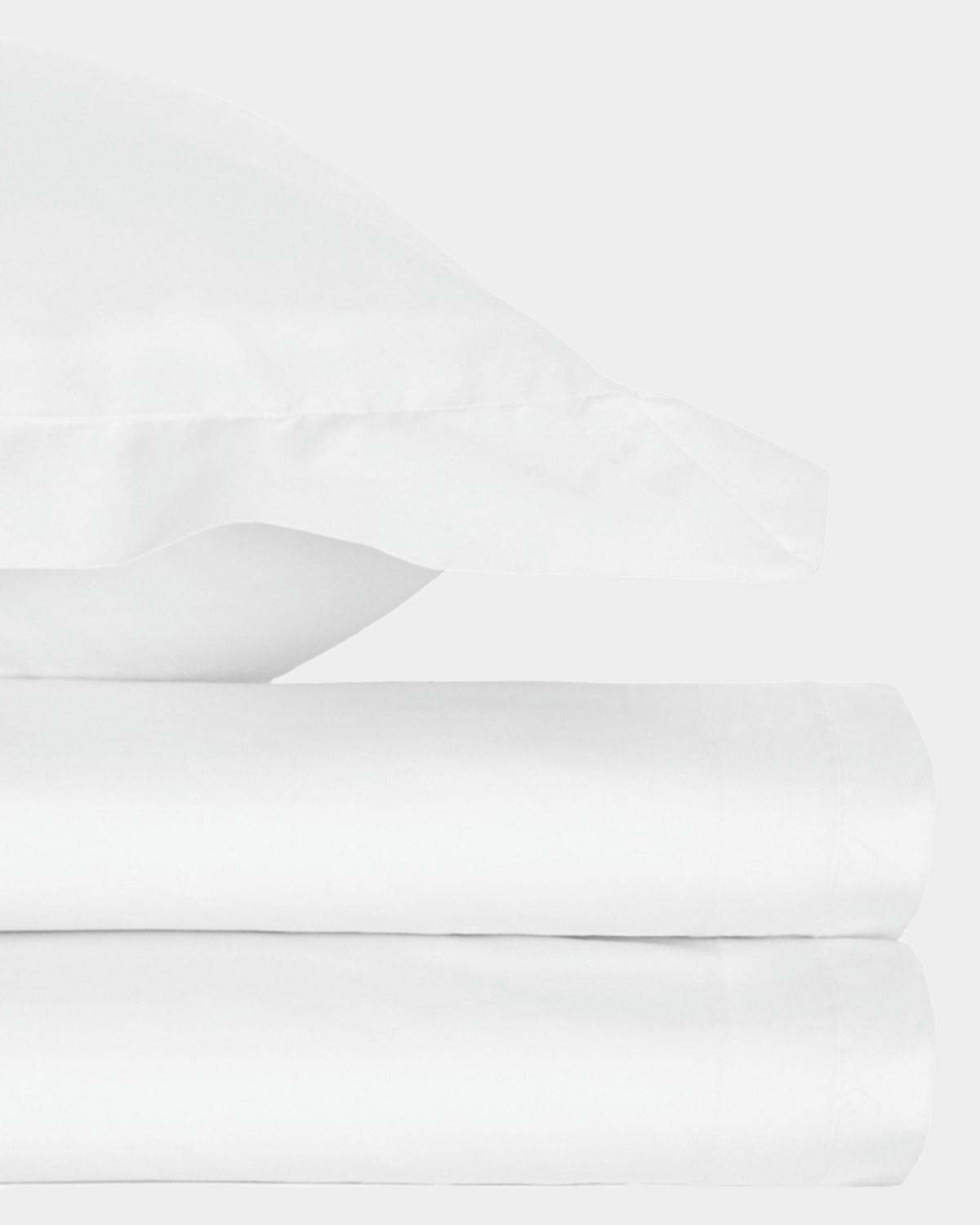Non Iron Percale Oxford Pillowcase 180 Thread Count - Pack Of 2