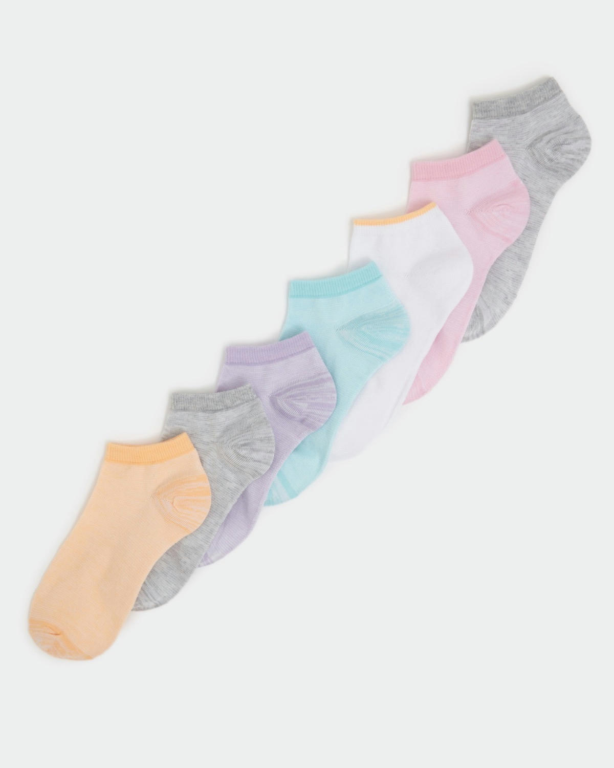 Low Rise Invisible Trainer Socks (Pack Of 7)