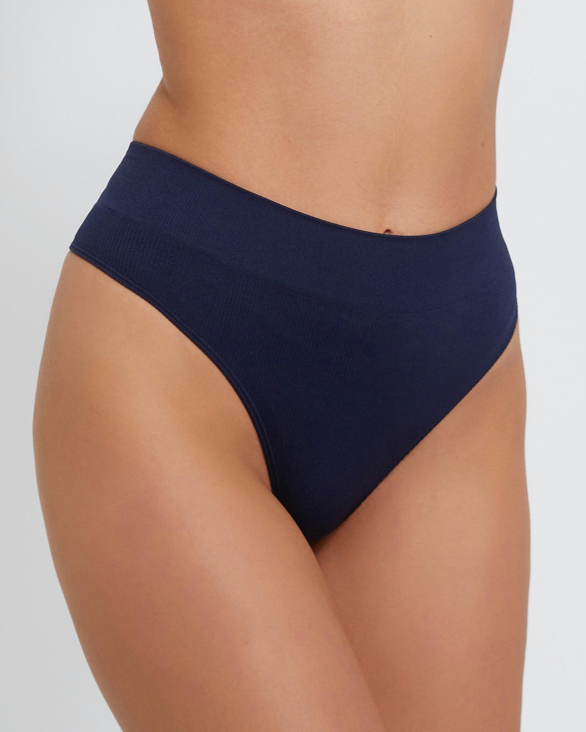Seamless High Waist Thong - Pack Of 3