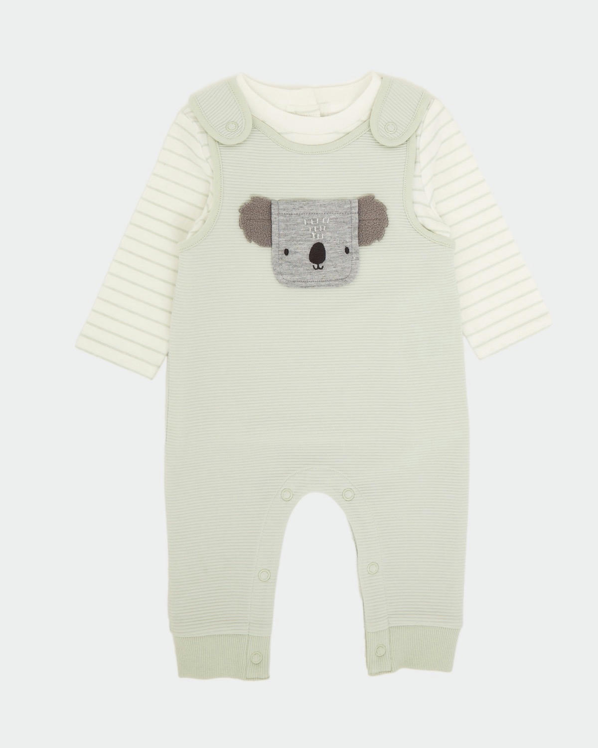 Koala Dungaree Set (Newborn-12 months)
