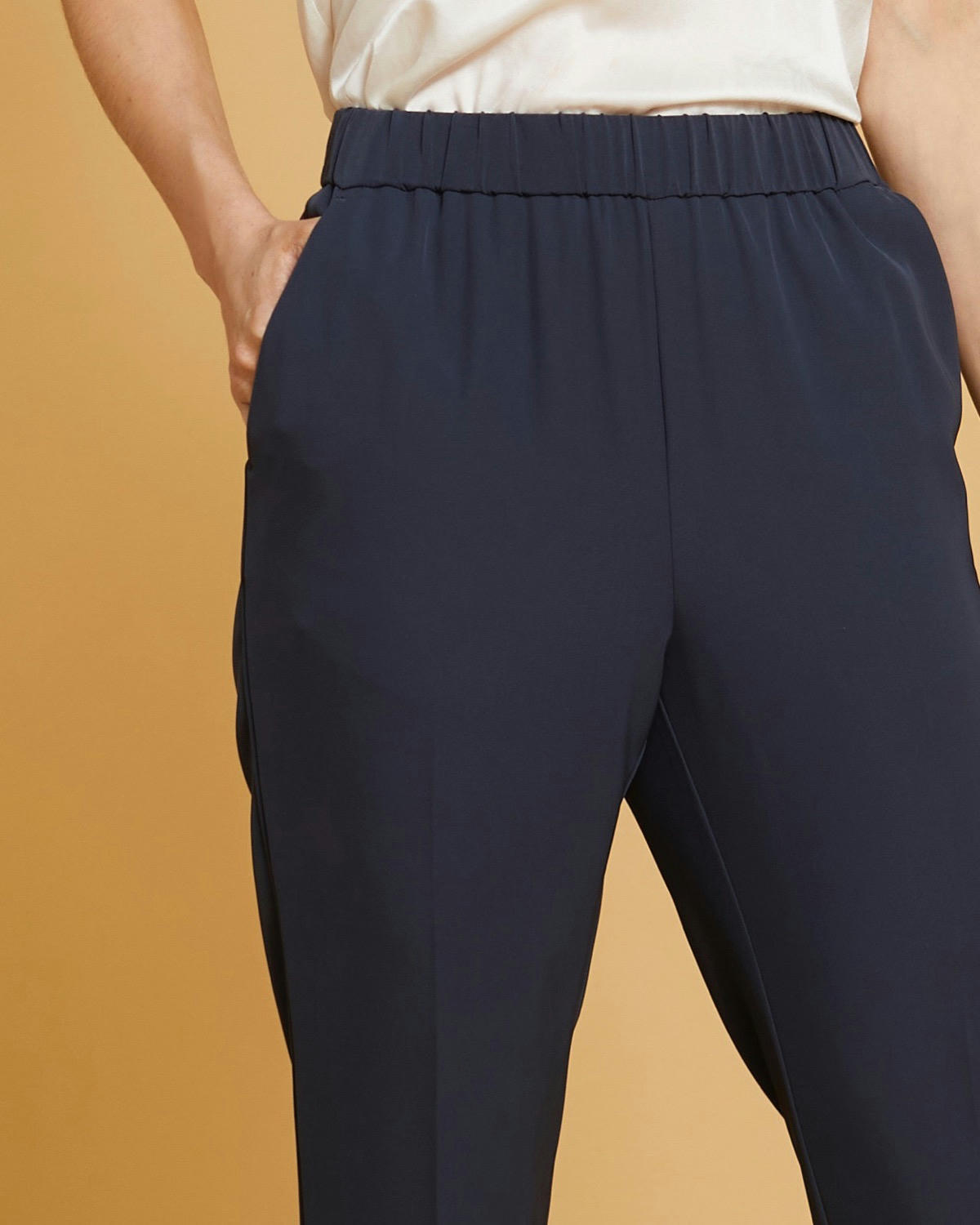 Paul Costelloe Living Studio Navy Slim Trousers