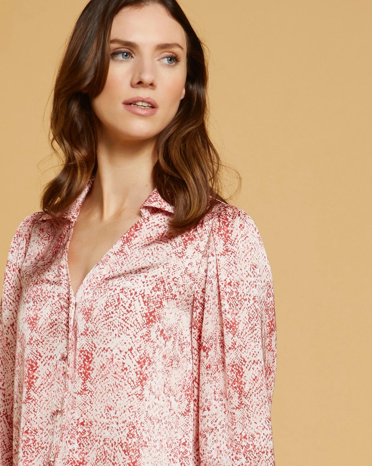 Paul Costelloe Living Studio Palermo Snakeskin Print Blouse