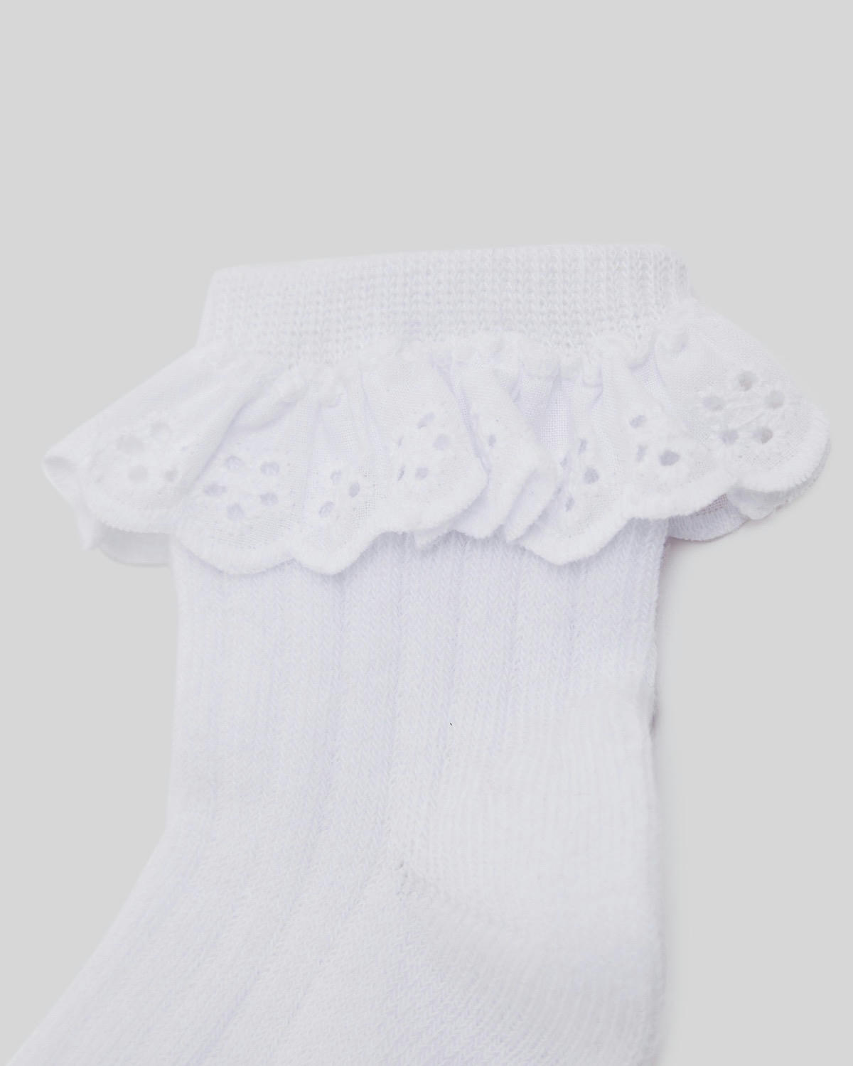Baby Cotton Lace Socks - Pack Of 3