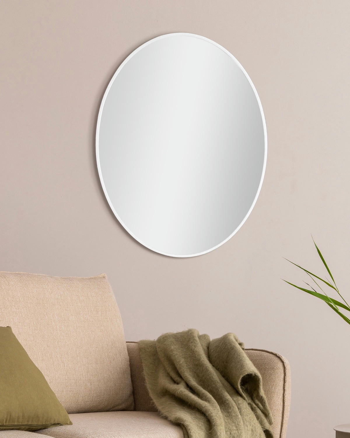 Oval Frame Mirror