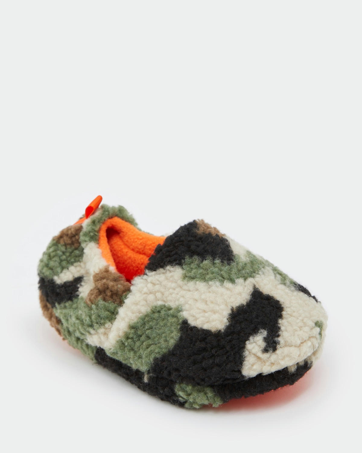 Borg Print Slippers (Size 8-5)