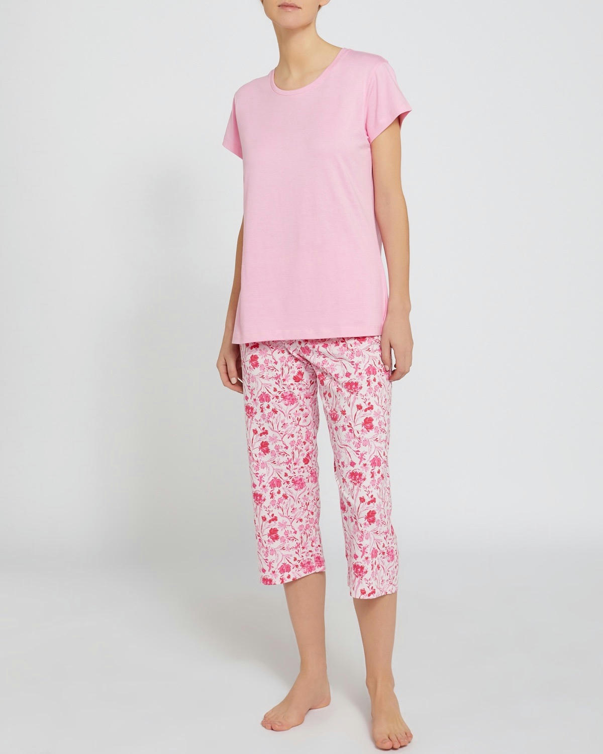 Cotton Cropped Pyjama Set