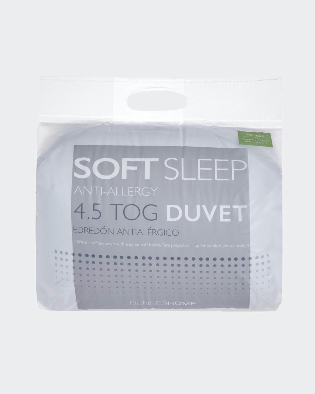 4.5 Tog Soft Sleep Duvet - Double