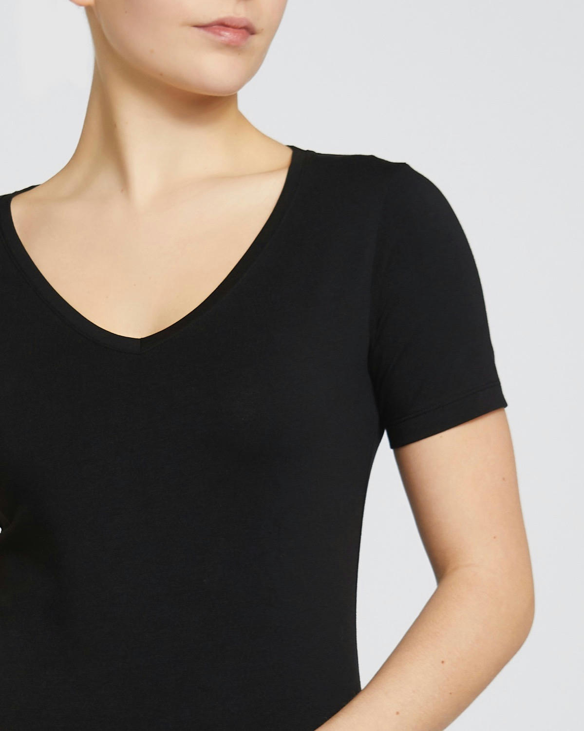 Stretch V-Neck T-Shirt