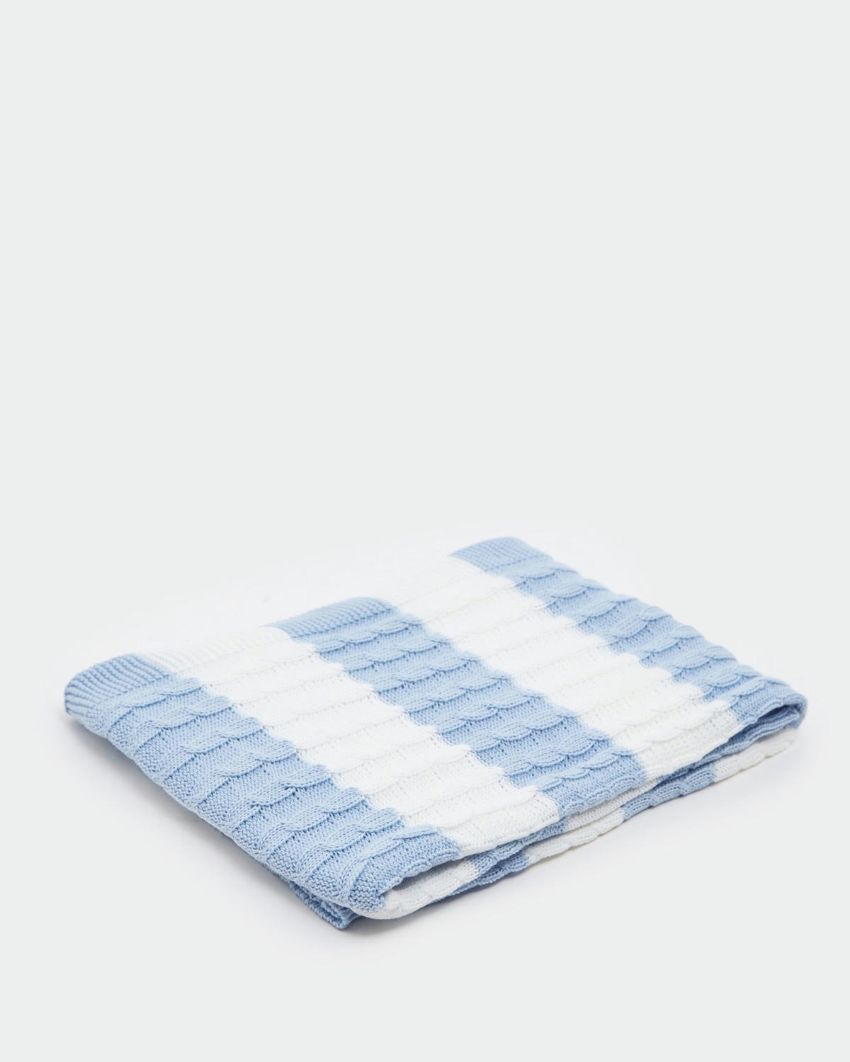 Stripe Knit Blanket
