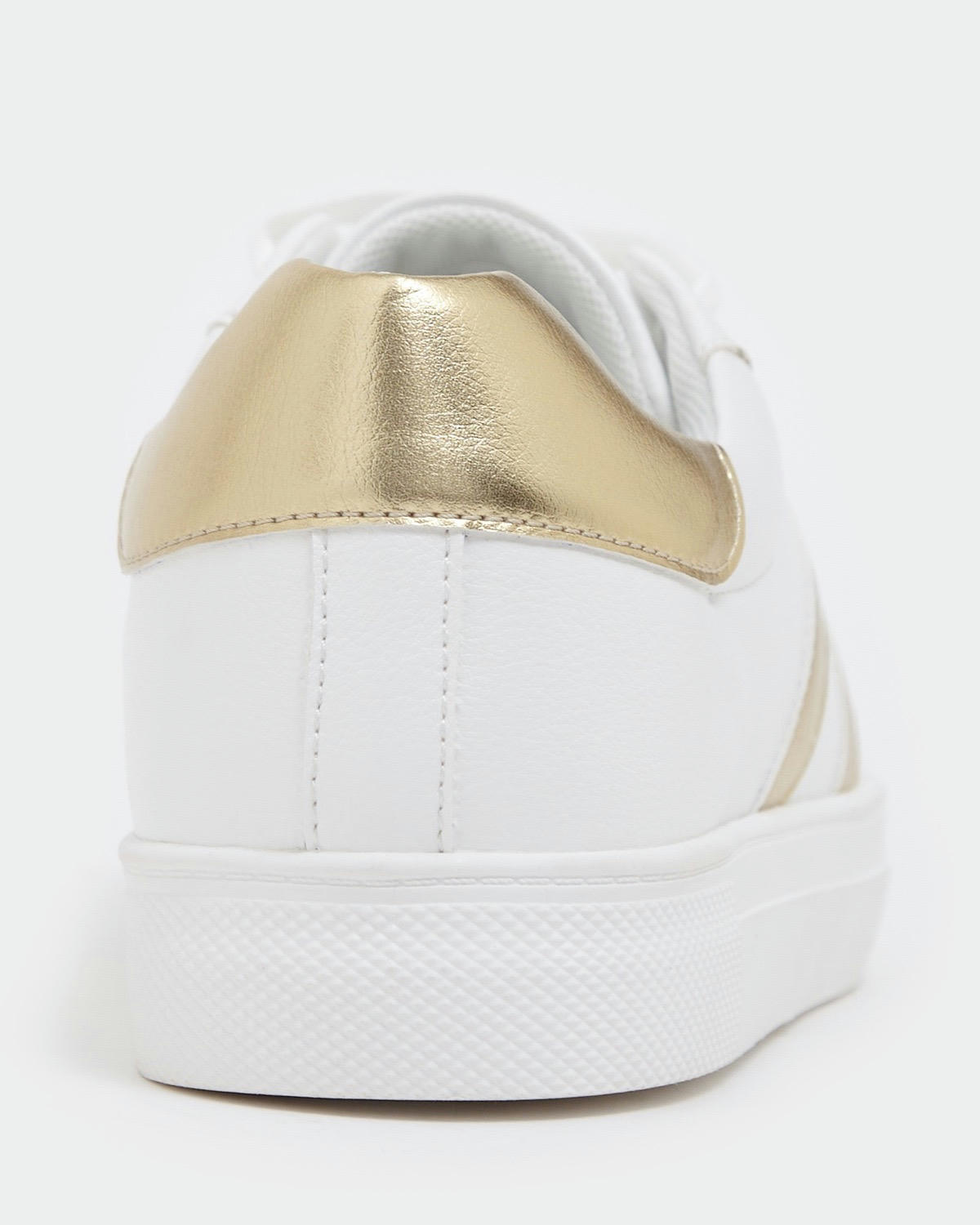 White Lace Up Trainers