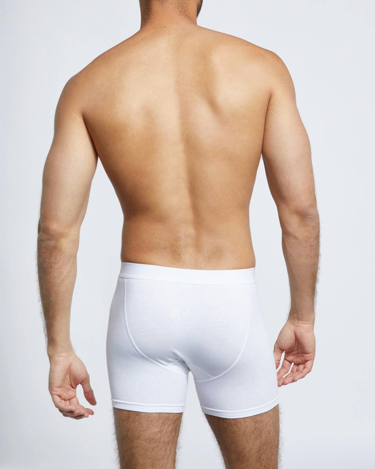 White Cotton Rich Keyhole Trunks (3 Pack)
