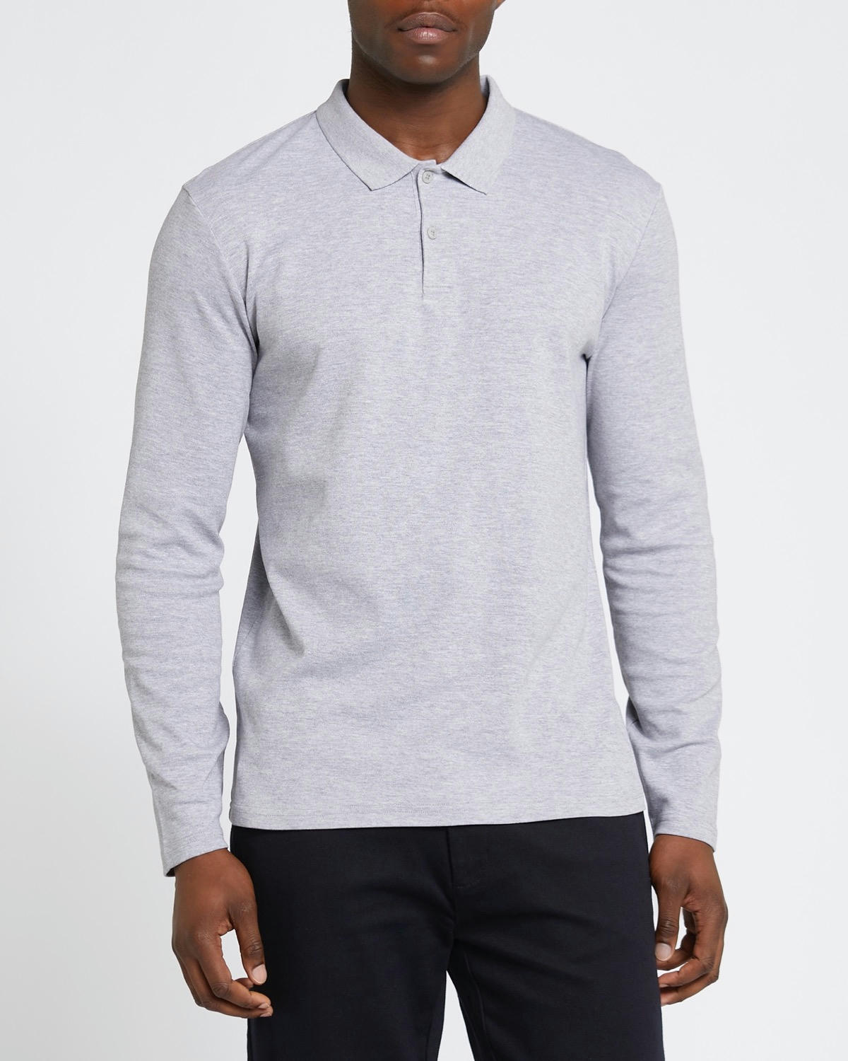 Long Sleeved Polo Top