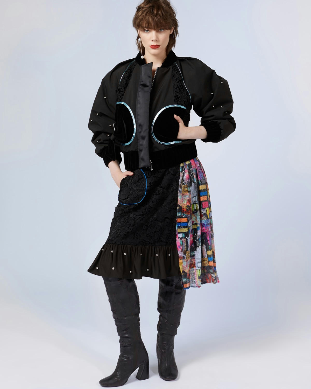 Joanne Hynes Lace And Sequin Skirt