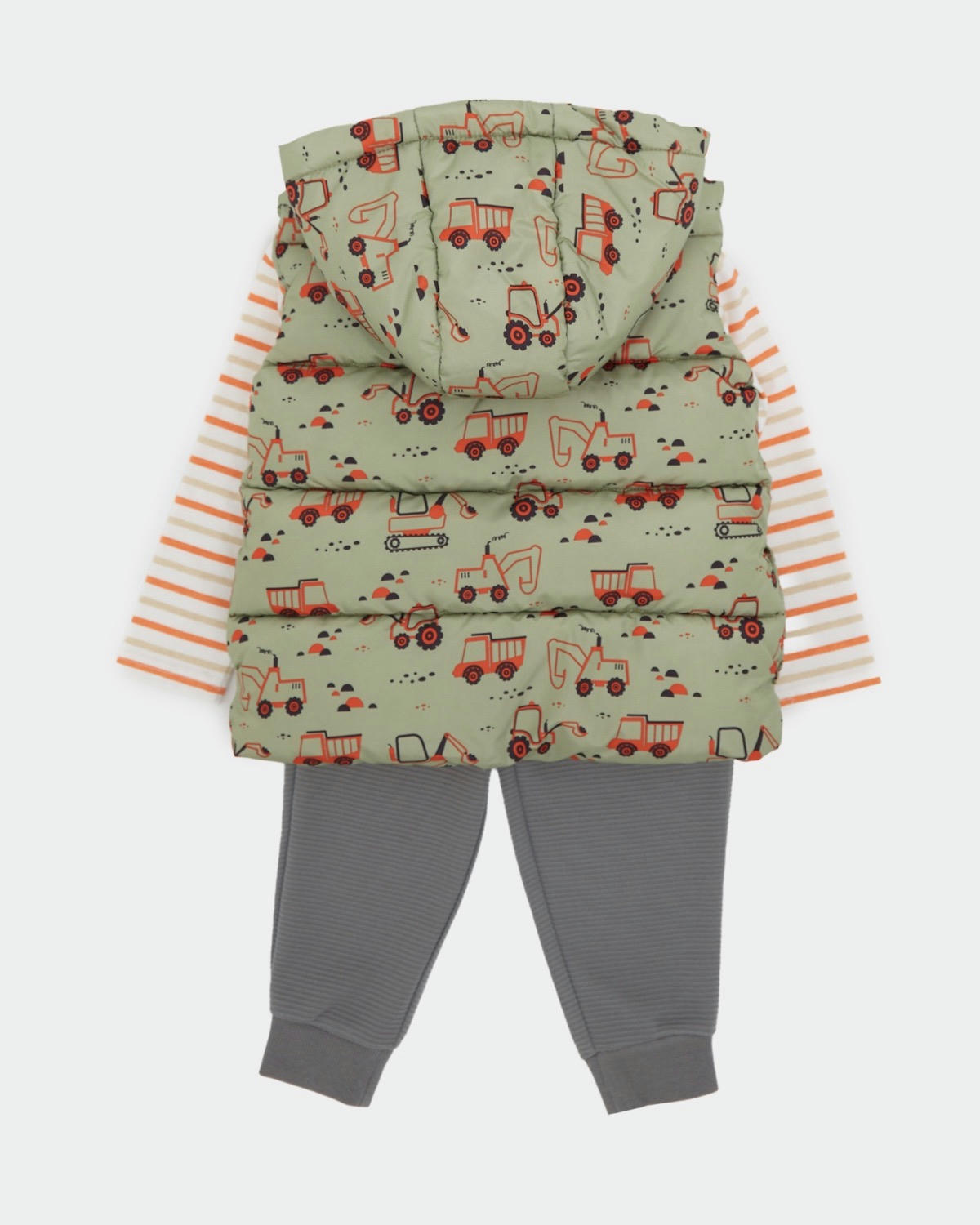 Three-Piece Padded Gilet Set (6 months-5 years)