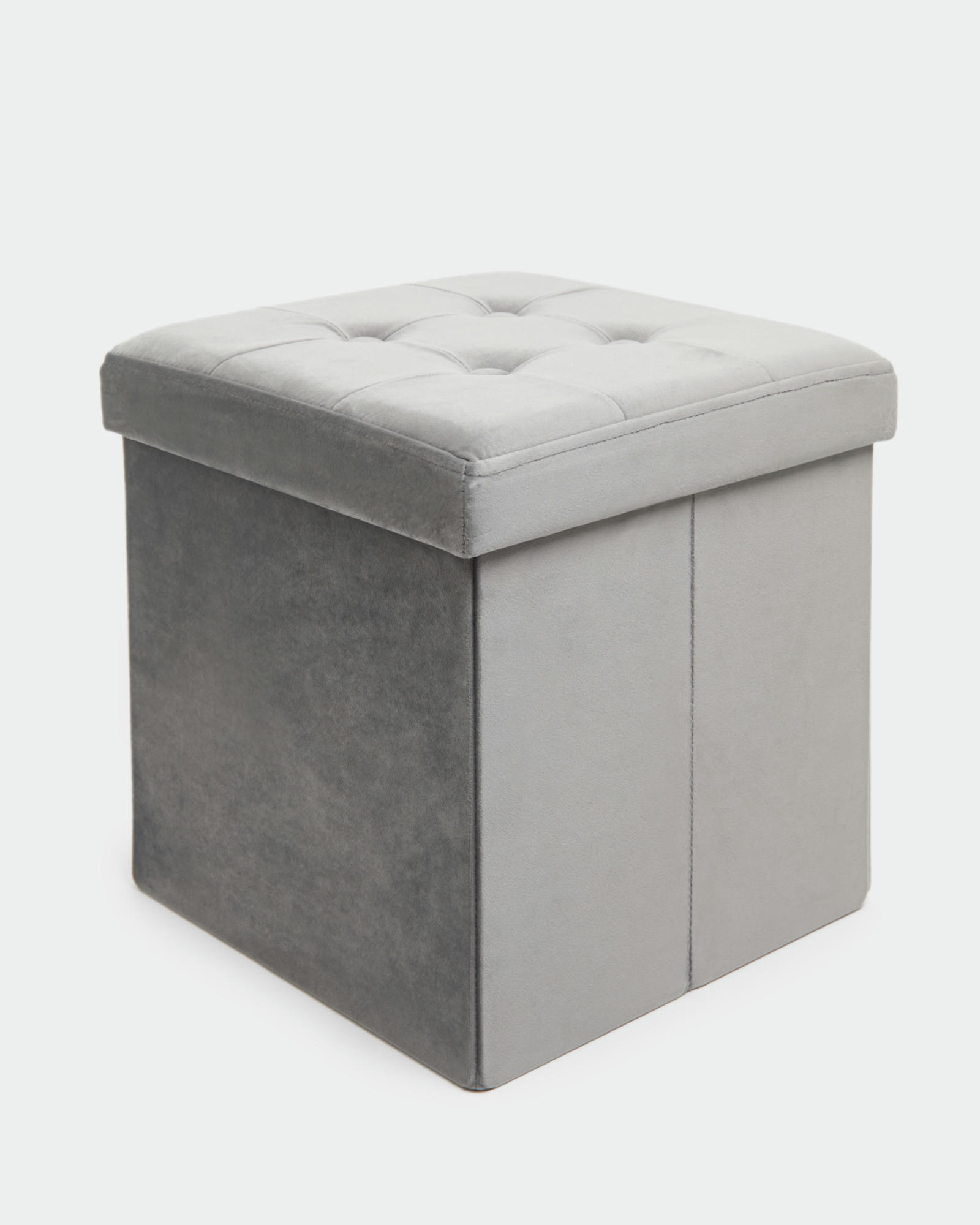 Velvet Storage Cube With Lid
