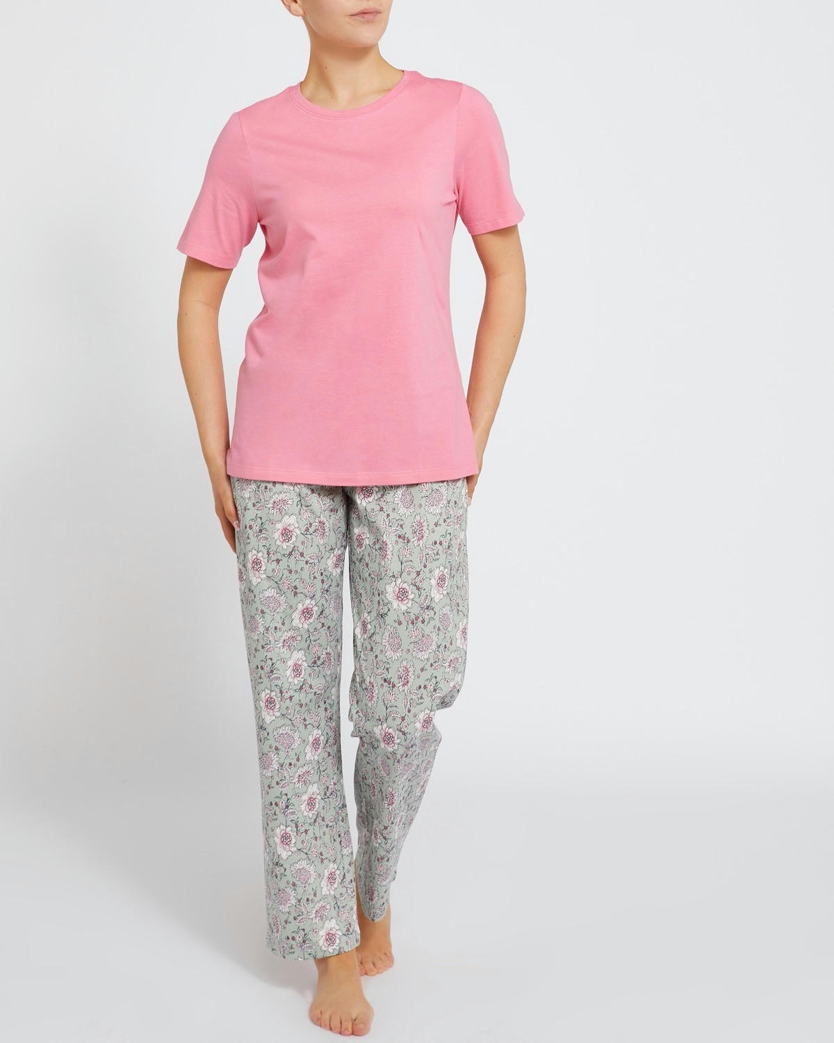 Cotton Straight Leg Pyjama Set