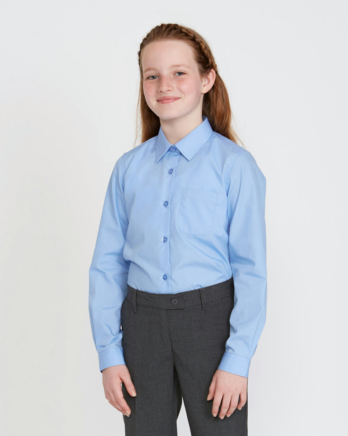 Girls Slim Fit Blouses - Pack Of 3 - (4-16 Years)