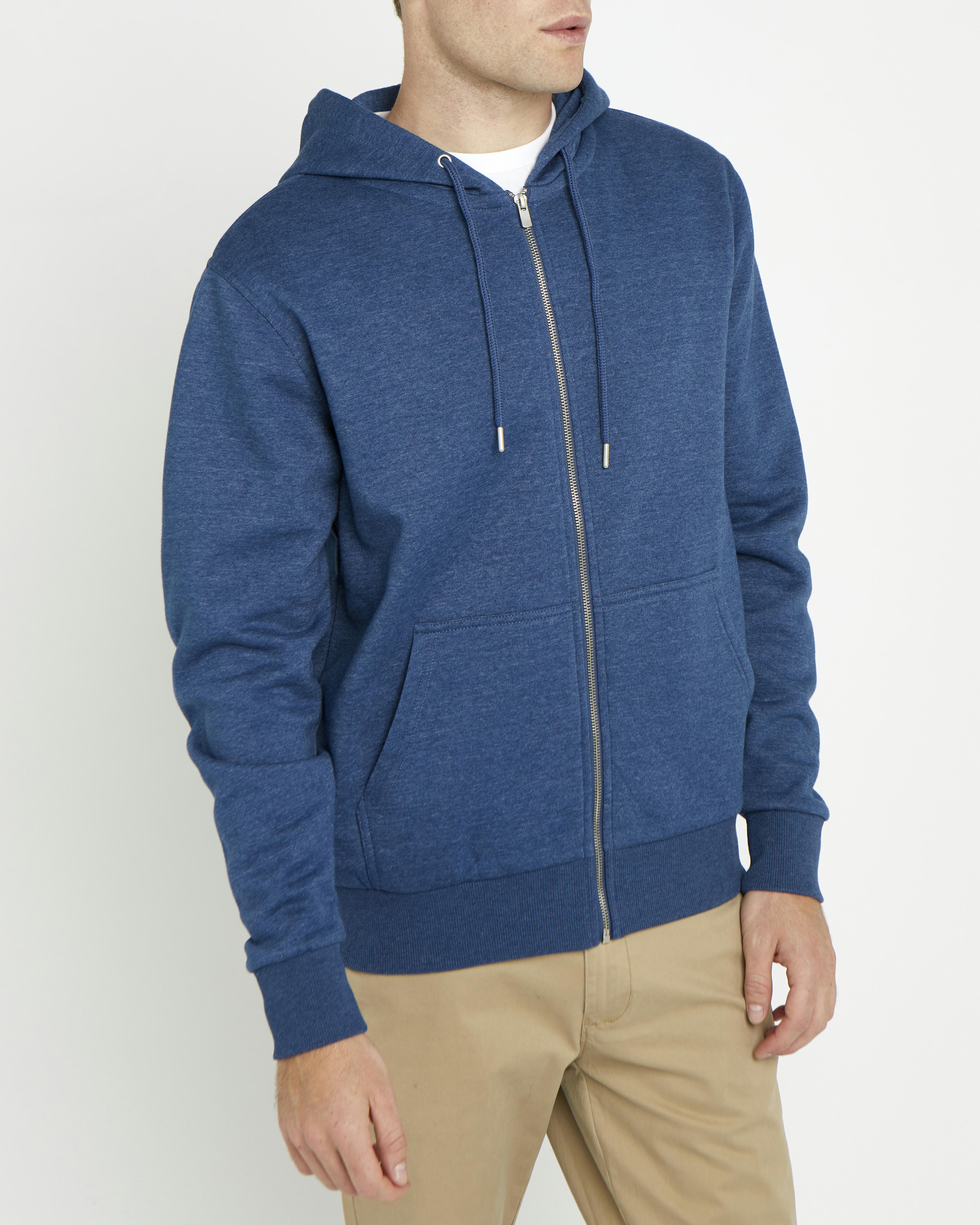 Regular Fit Zip-Through Hoodie