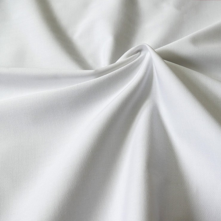 Made-to-measure plain tablecloth White - 200 cm wide