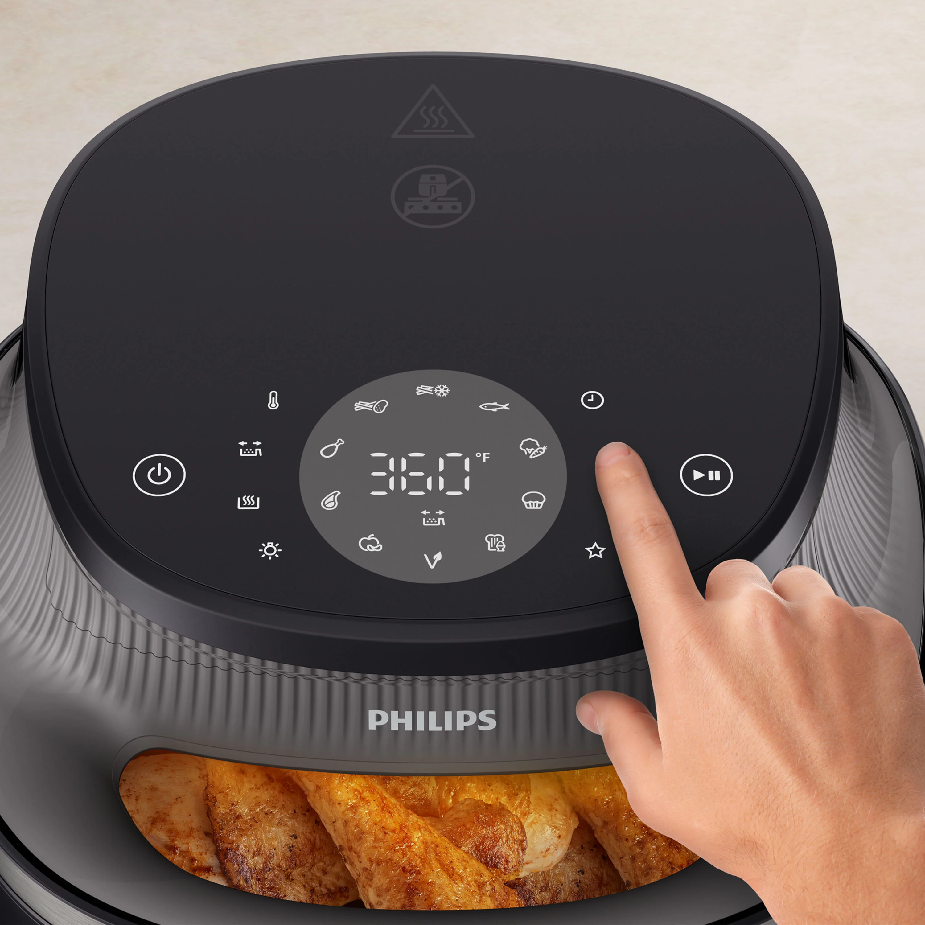 Philips Airfryer 3000 Series, 16 functions, 6.2l, 1700W, black (NA331/00)
