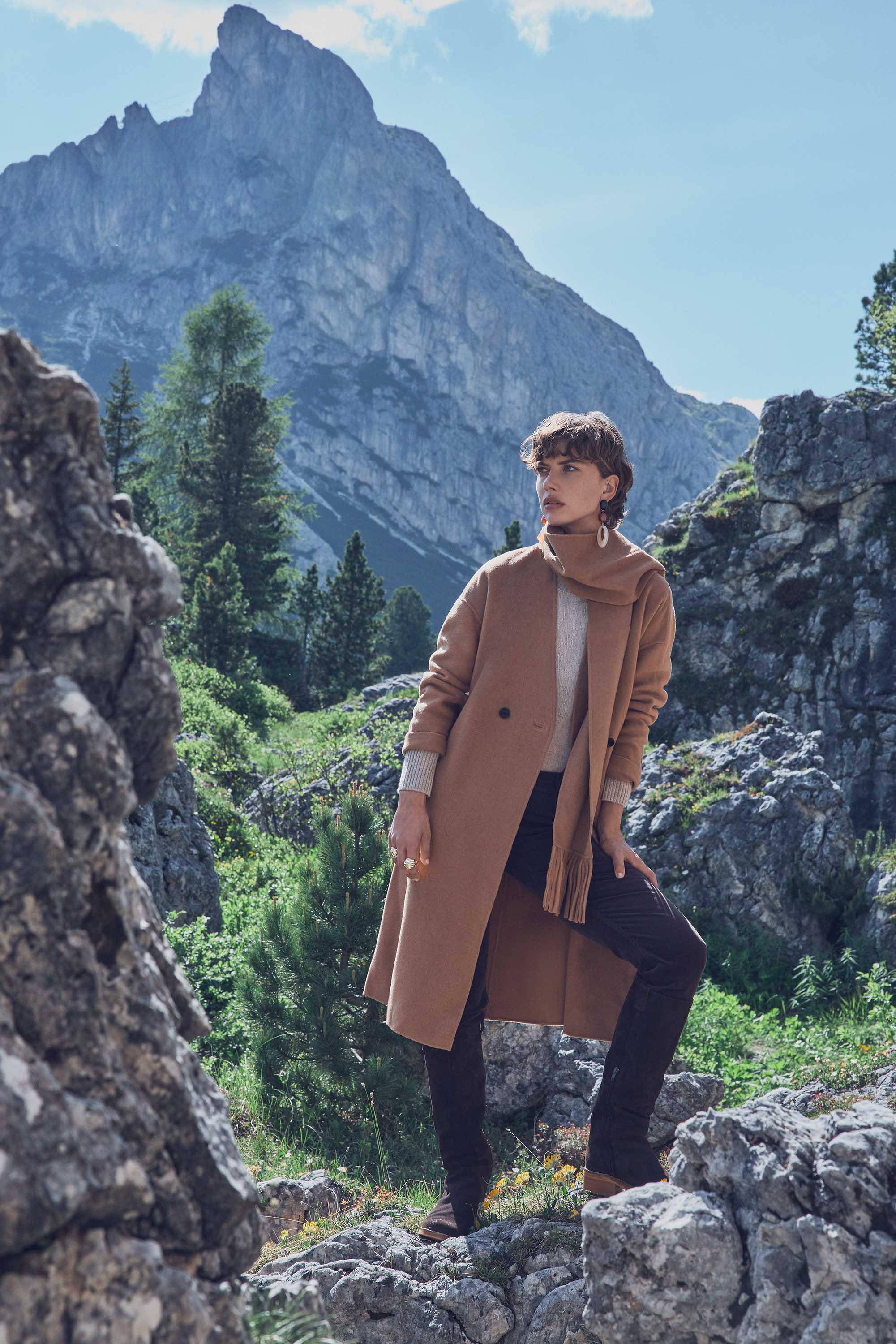 DAHLIA long wool coat