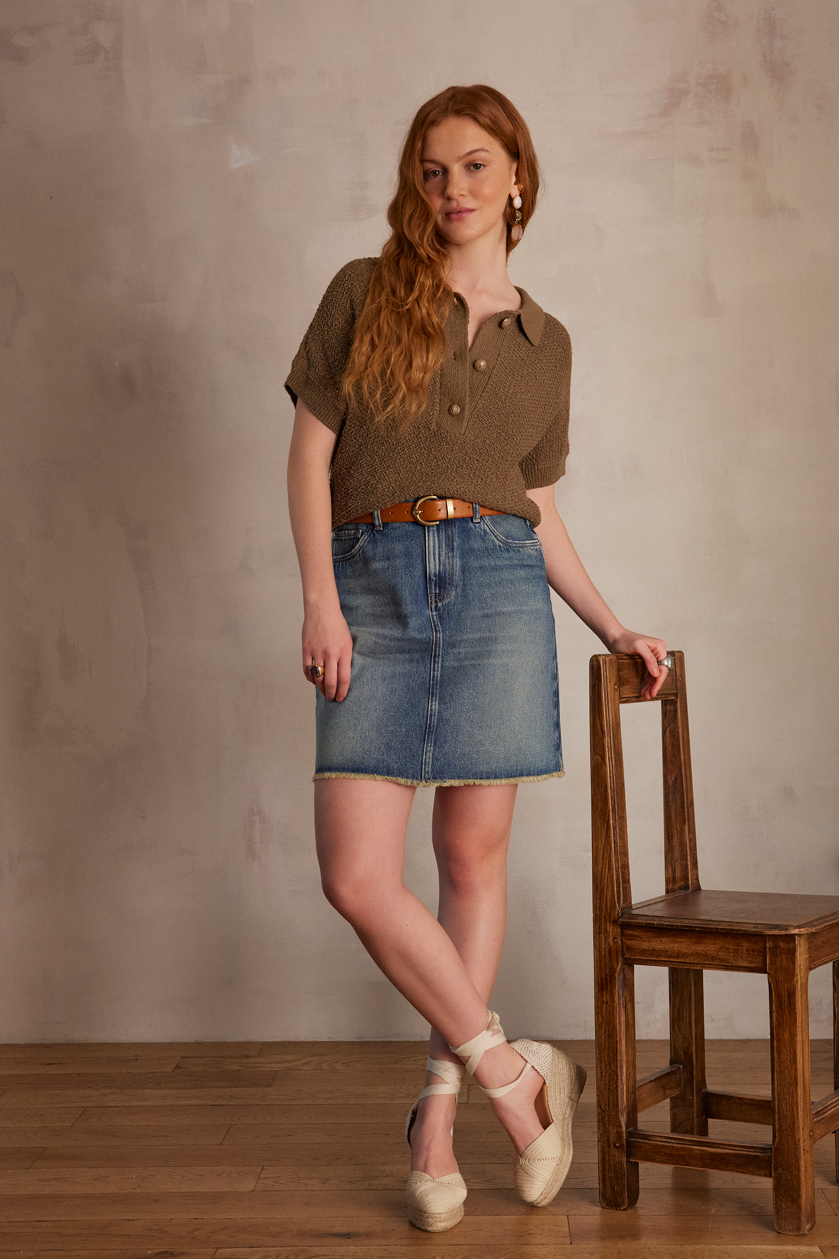 JULIE denim skirt