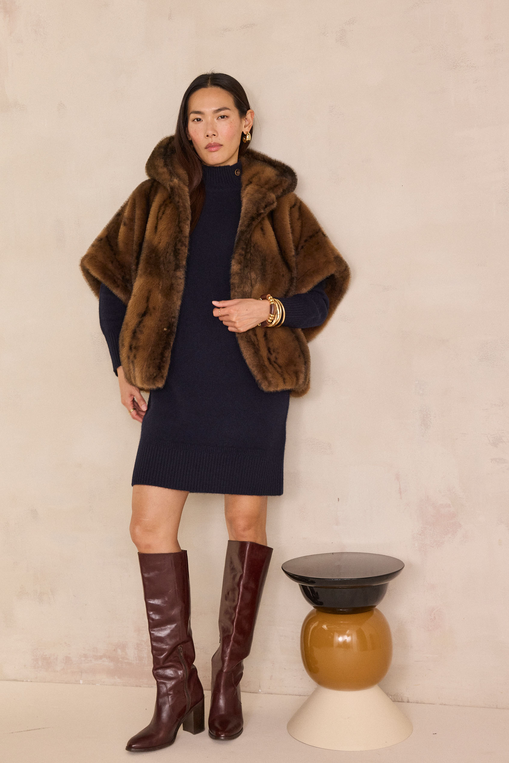 100% cashmere 4-ply jumper dress BEAUTY