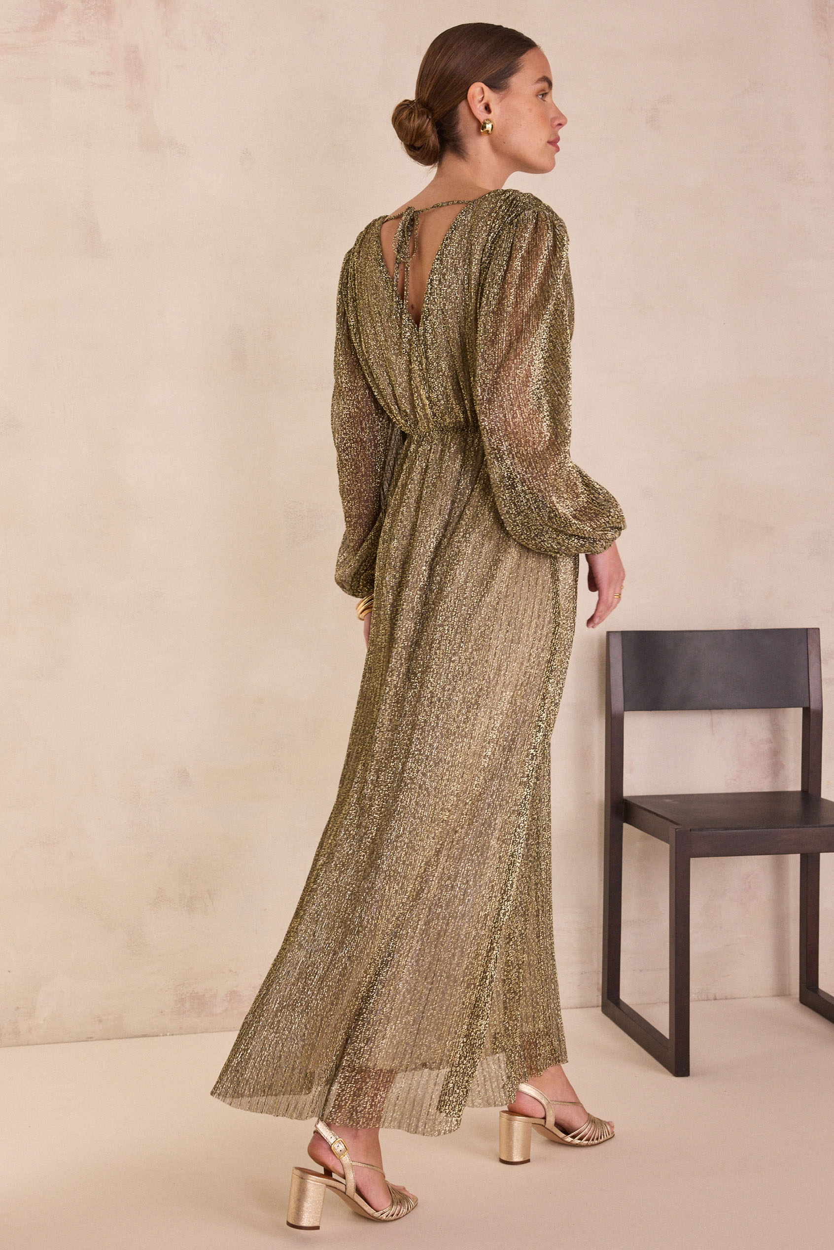 Long wrap dress BRIGHT