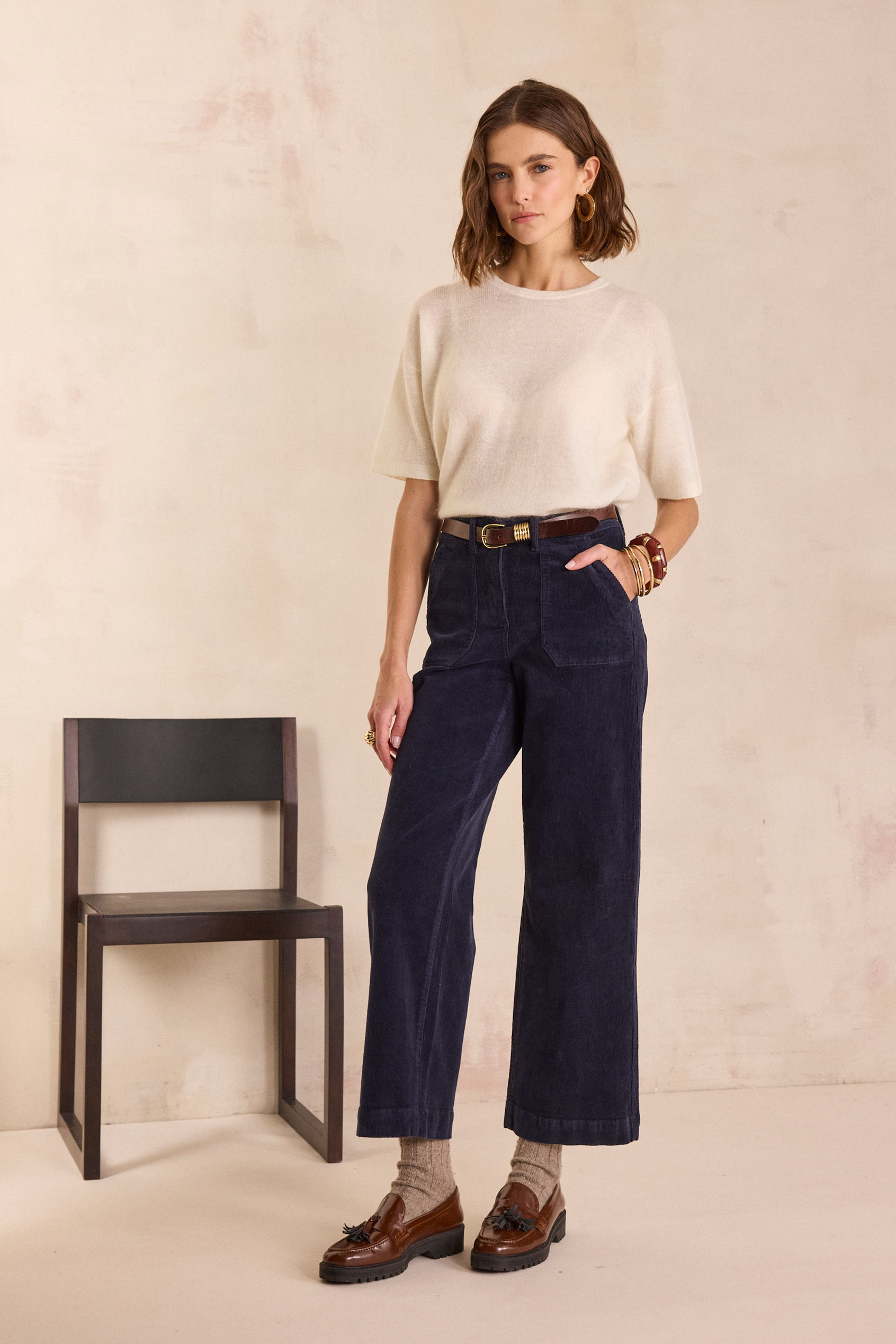 NALLA corduroy trousers