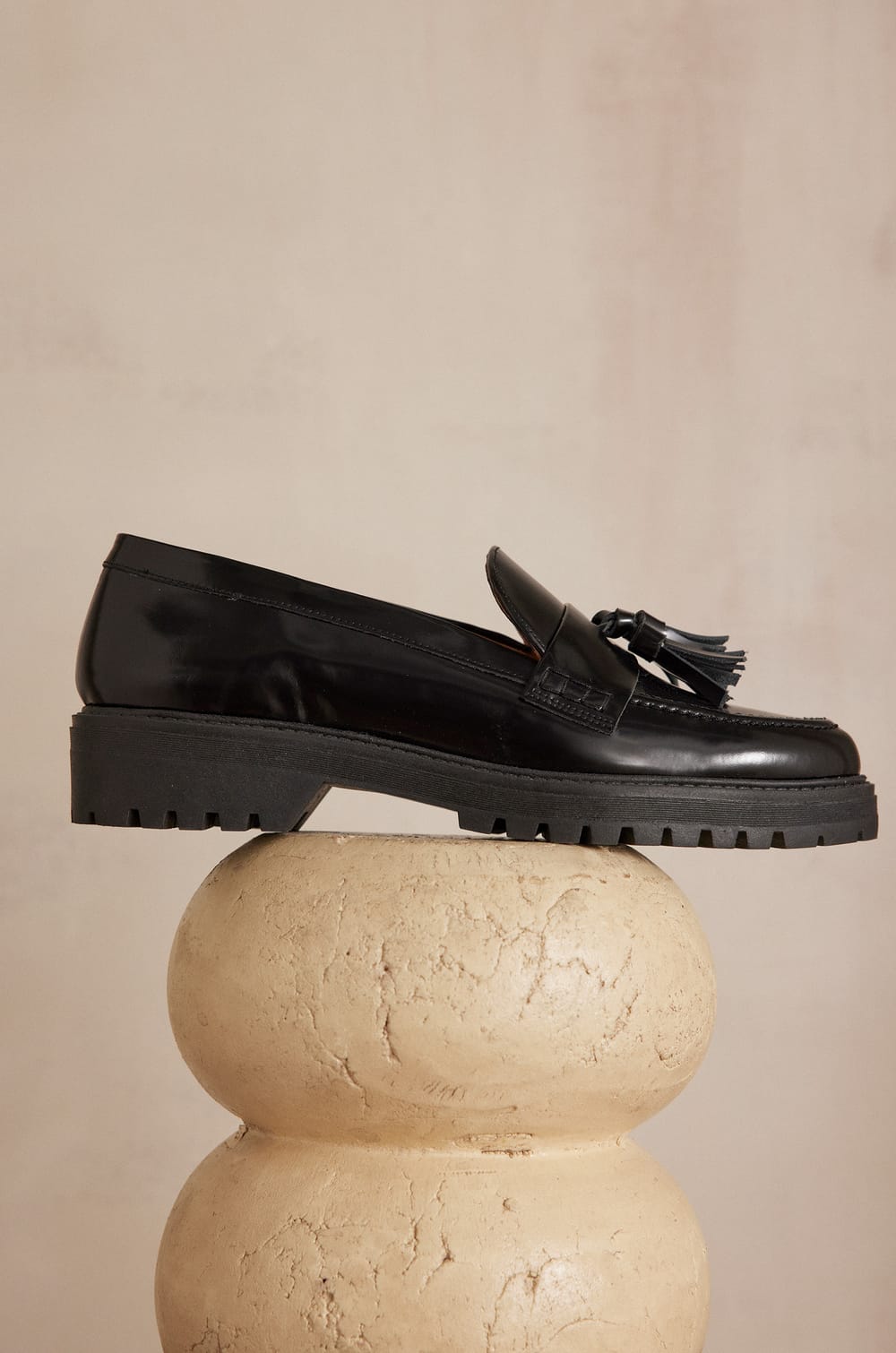 VALENTIN leather loafers