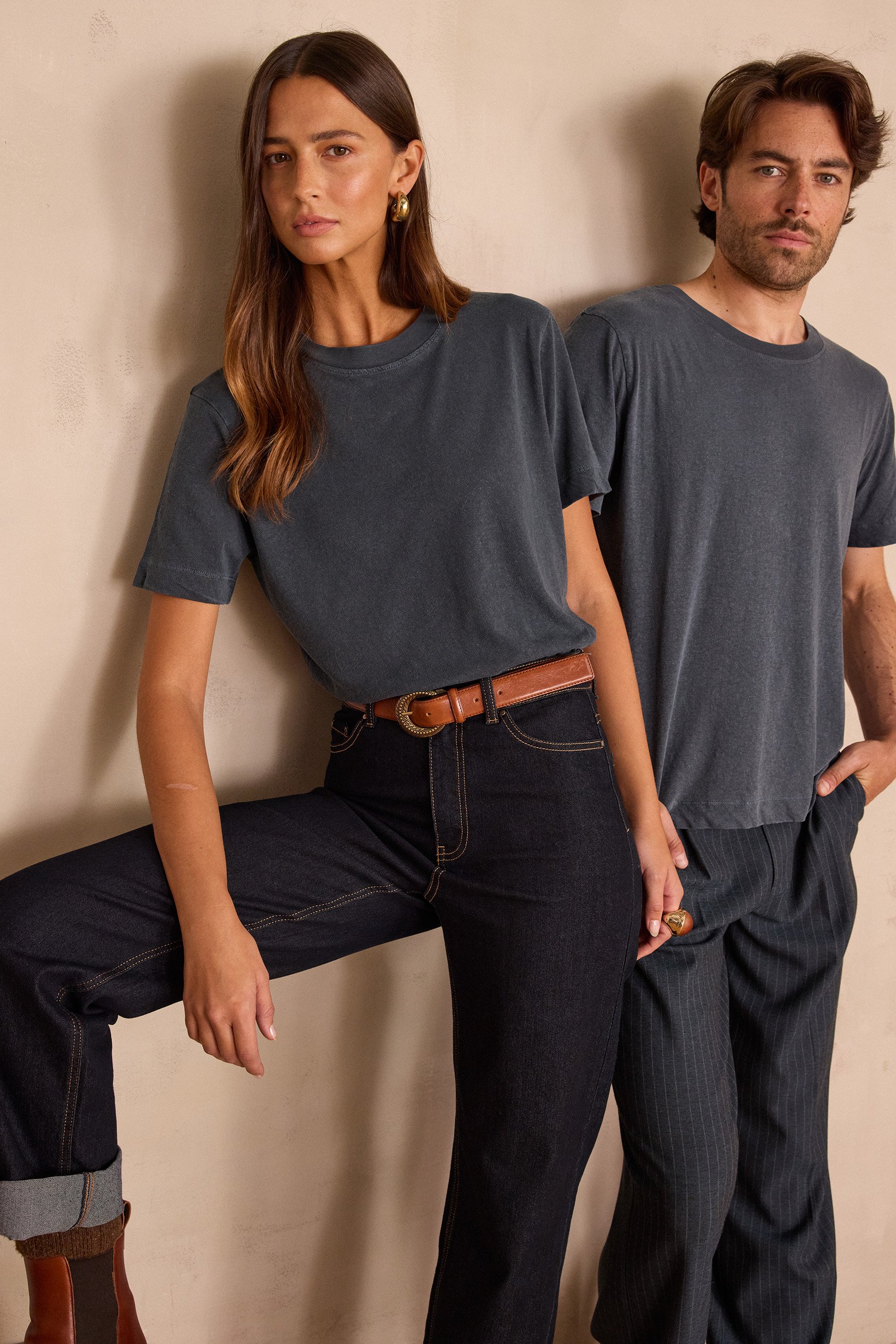 Unisex round neck cotton t-shirt MARCEL(LE)