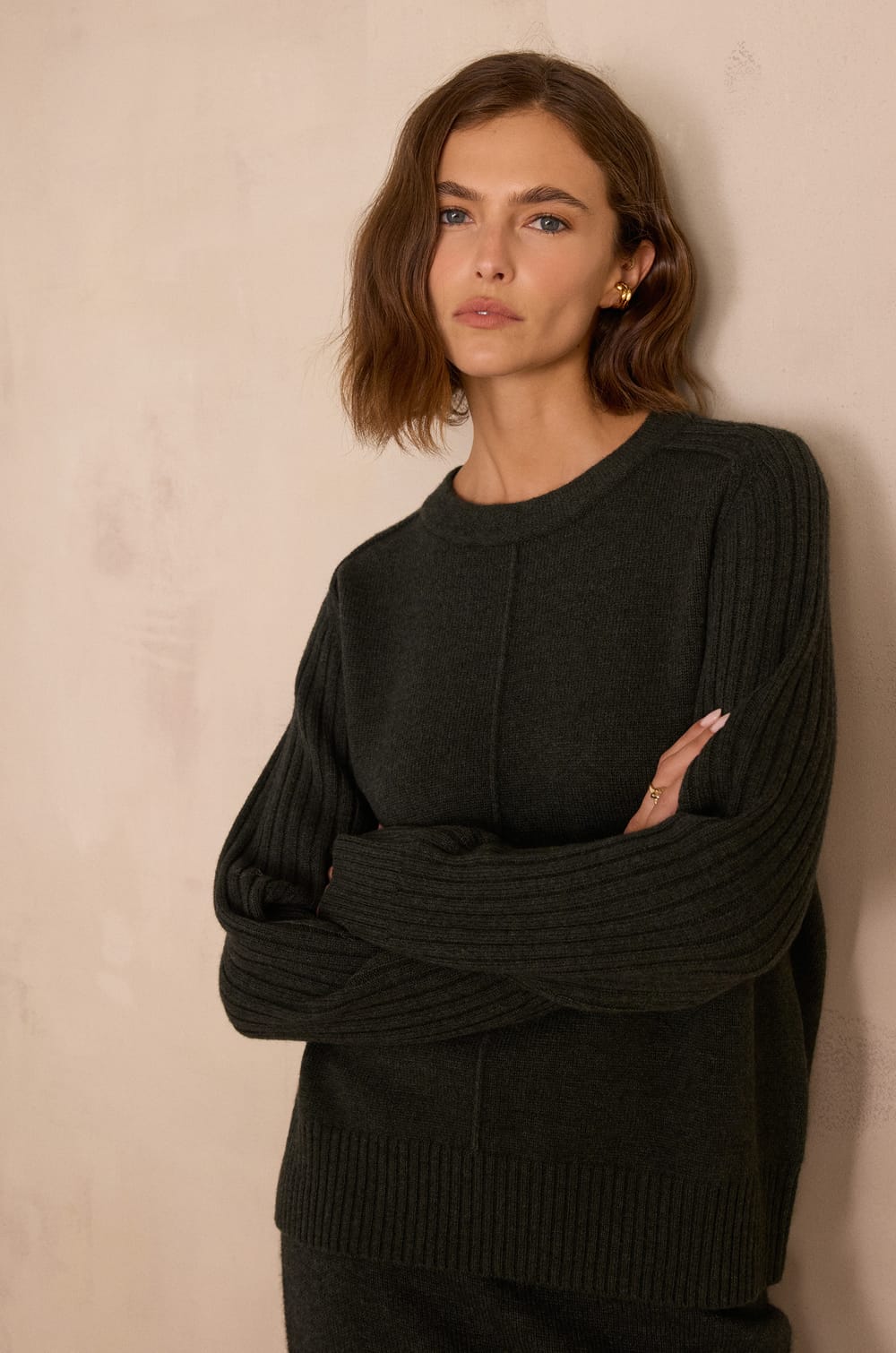 BROOKLYN ribbed wool jumper