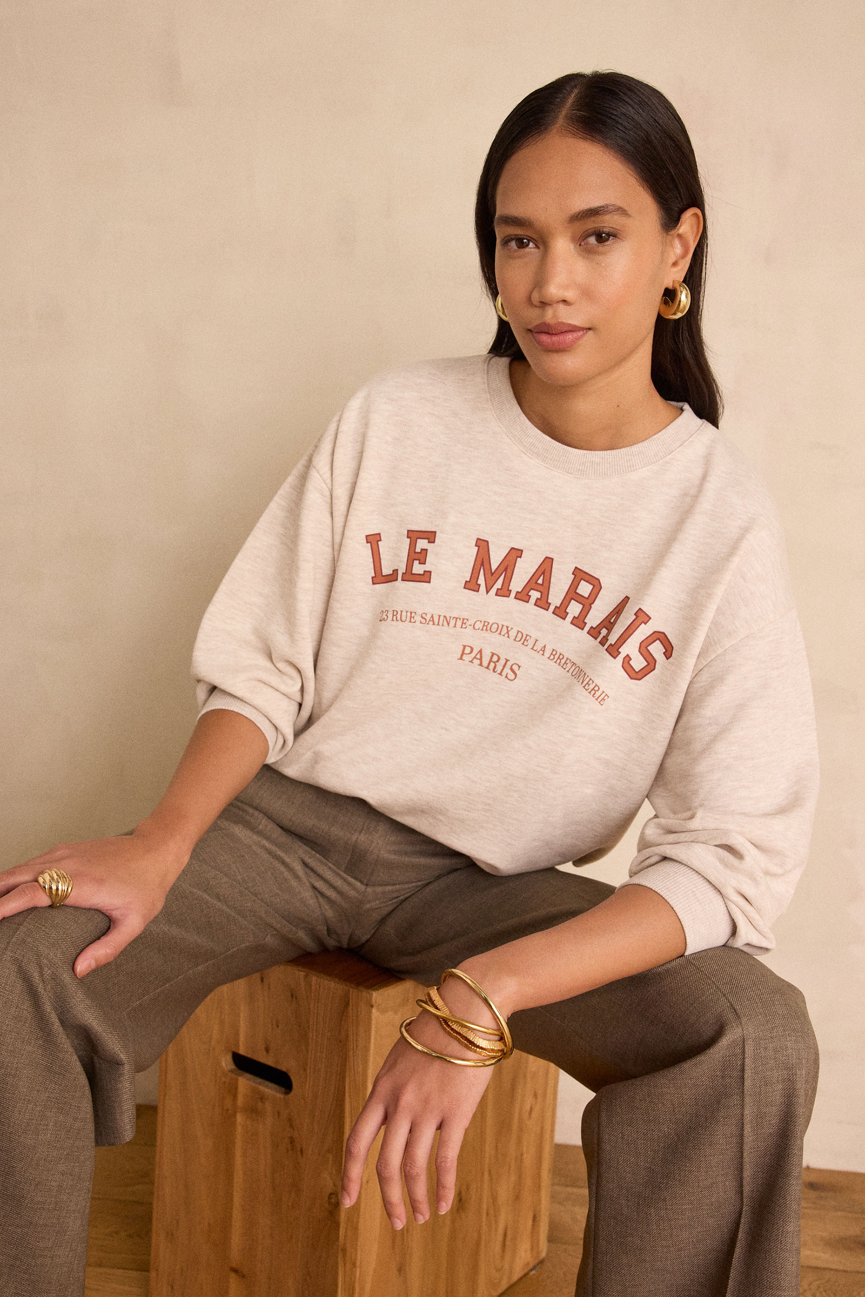 Sweat en coton LE MARAIS