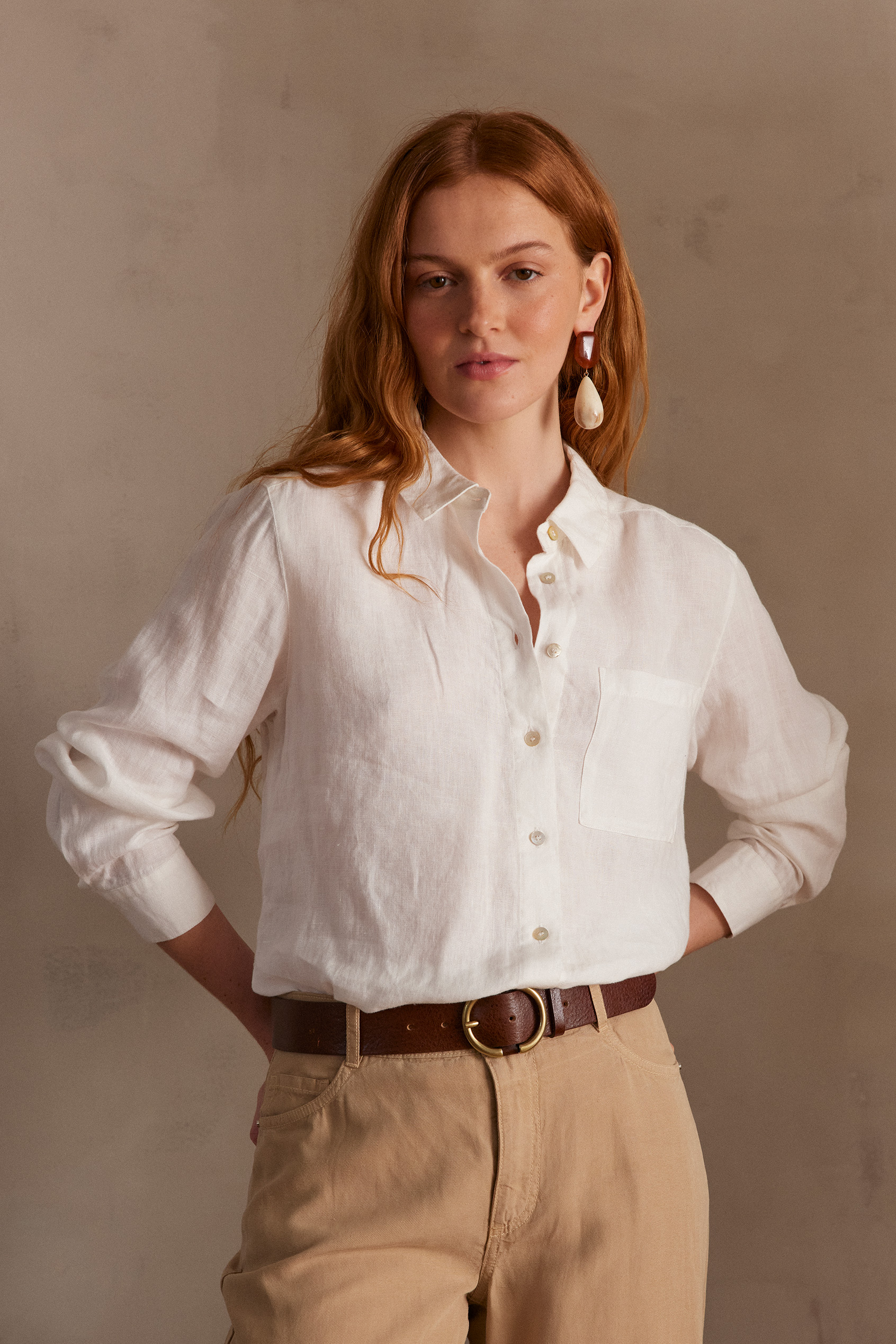 THOMAS 100% linen shirt