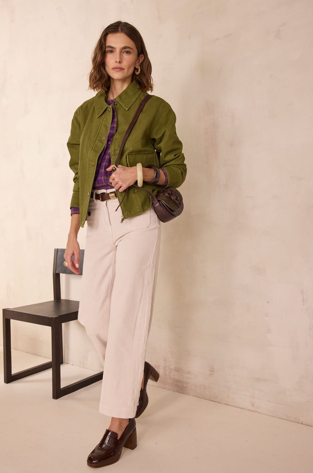 MAE wide corduroy trousers